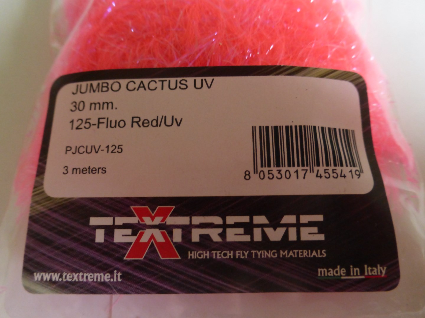 Jumbo Cactus UV 30 mm - 125 Fluo Red UV